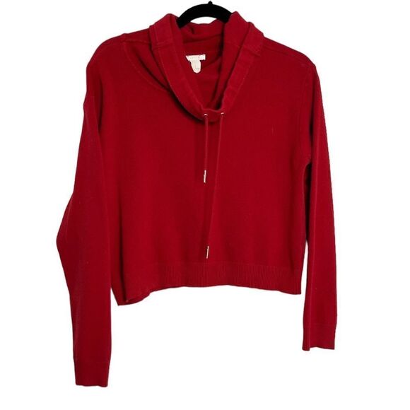 Forever 21 Cowl Neck Sweater Red Size Medium - Picture 1 of 4